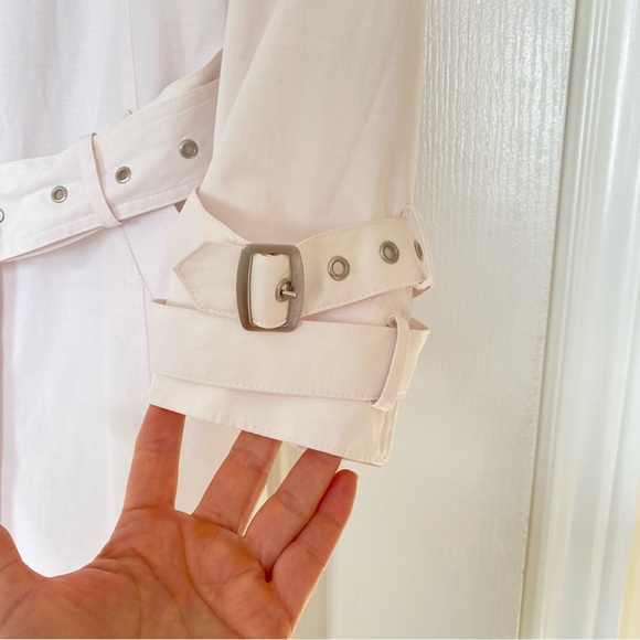 Mexx White trench coat size L - Picture 5 of 8